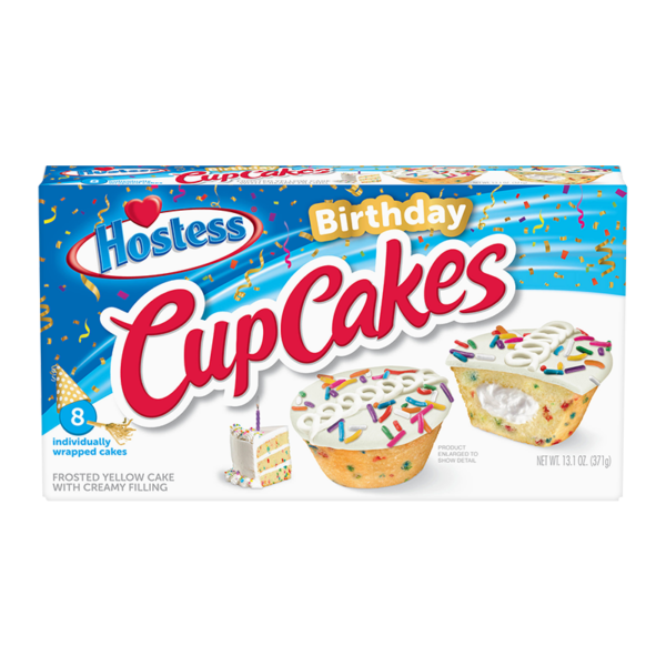 Hostess Birthday Cupcakes