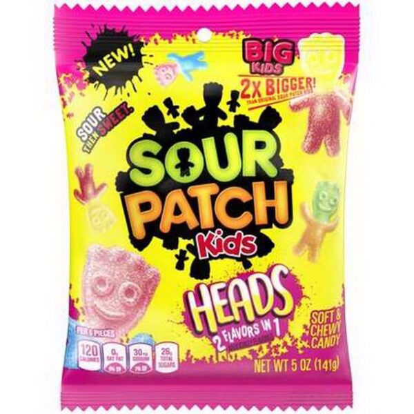 Sour Patch Kids BIG HEADS Peg 3.6oz