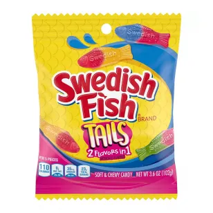 Swedish Fish ASSTD BIG TAILS Peg 3.6oz