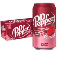 Dr Pepper Strawberry & Cream 355ML – Case