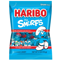 Haribo Peg Bag The Smurfs 113g