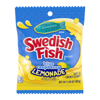 Swedish fish Blue Raspberry Lemonade Peg Bag